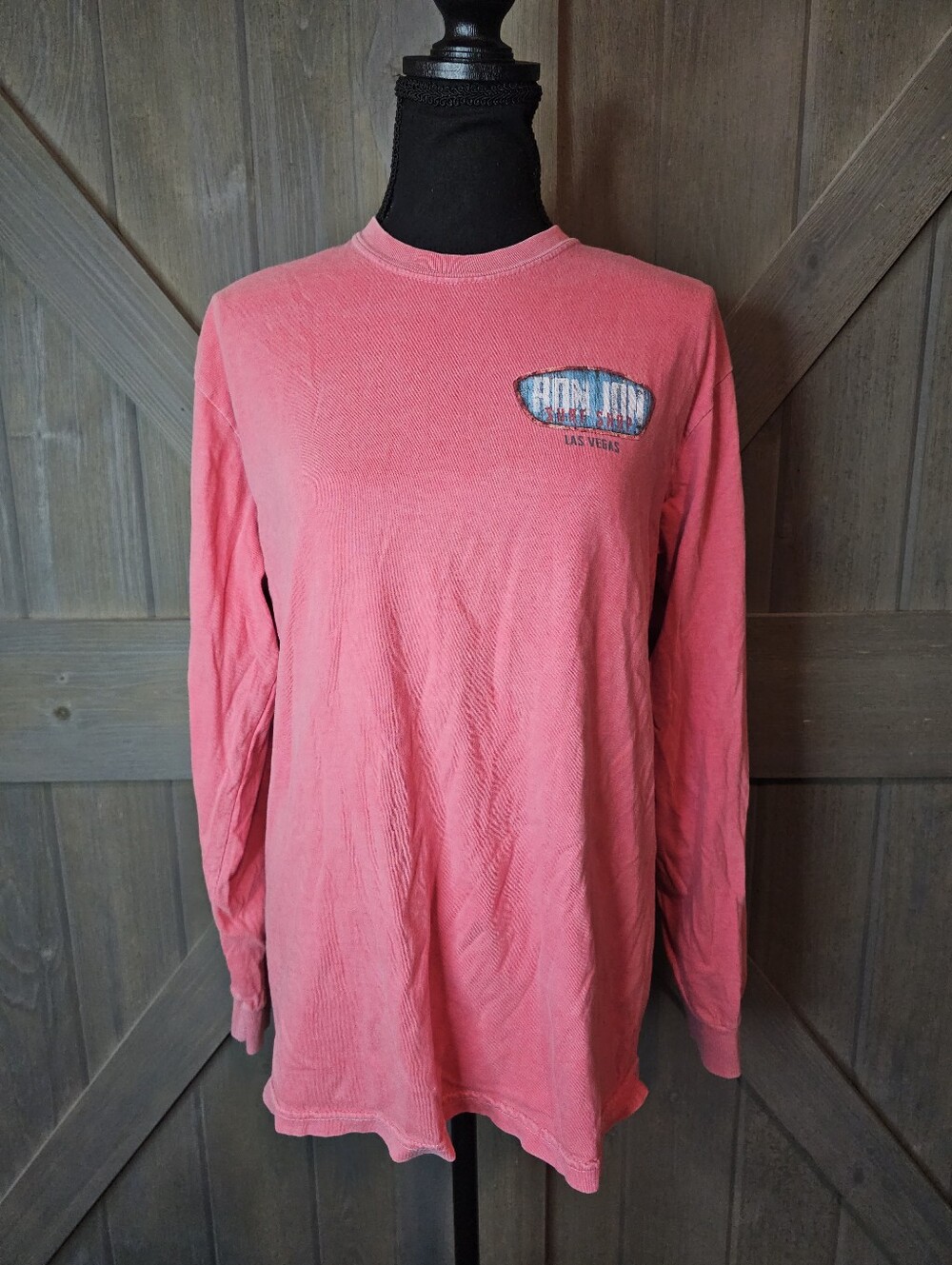 Ron Jon Las Vegas Pink Long Sleeve T-Shirt sz Medium